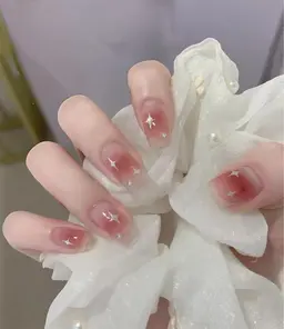 【研修モデル】チークネイル(ベース込み)⭐️ソフトジェルオフ➕550円