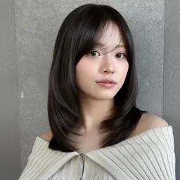 【就活・実習にも◎】ナチュラル暗髪カラー🫧+内部補修トリートメント付き💗