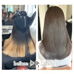 【1~3回目の方🌼 1月16日限定】艶カラー+アイロンorブローお仕上げ