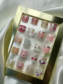 FOOT🦶🏻ワンカラー/ラメ/マグネット🤍