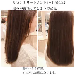 髪の中から潤うトリートメント