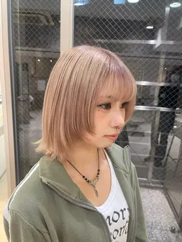 👾👾似合わせカット+ブリーチありダブルカラー+Aujua髪質改善トリートメント👾👾