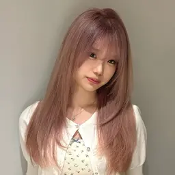 【期間限定ロング料金なし‼️】【レイヤー・ボブ・ワンレン限定】ハイトーンダブルカラー➕カット🍀🌿‬.