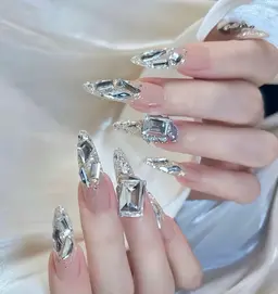 【長さだし】パーツつけ放題ゴージャスデザイン¥14980