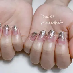 ワンカラーorラメグラデーション　オフなし