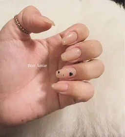 ✨人気No.1メニュー✨片手1本アート／パーツ（合計2本）ストーン10粒程度