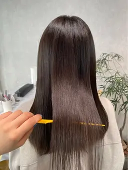 ワンカラー➕ケラスターゼトリートメント🌚🎱🤍【うるさら透明感カラー🫧🫧】