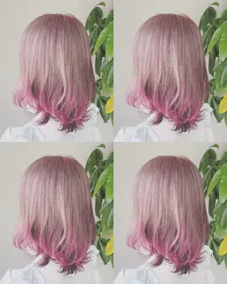 🦄推し活◎ブリーチ込みデザインカラー　Instagramからのご予約でよりスムーズにご案内いたします♪