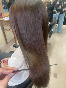 【白髪ぼかしハイライト/色素改善カラー】Wカラー+髪質改善ヘアエステ￥22000→￥15800