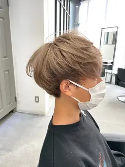 【メンズ限定】⚡️カット＋ダブルカラー（ケアブリーチ込み）⚡️