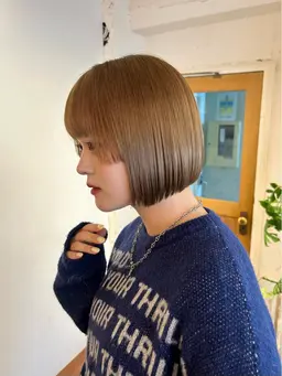 【カット＋艶プレックスカラー✨＋炭酸デトックストリートメント🫧】