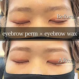 💖美眉スタイリング💖グロウラミネーション+眉毛ワックス脱毛