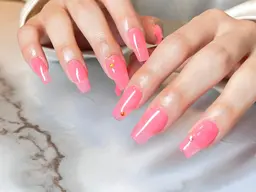 【スカルプ長さだし込み】+ワンカラー/ラメグラ,フレンチ/カラーグラ+500円(オフ代別途)