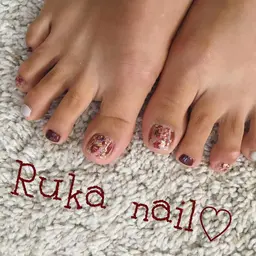 フットネイル★アートコース¥7,700!!