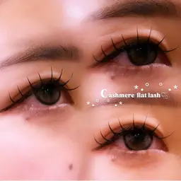 営業後🎀フラットラッシュ120本👀オフ込み🫧+束感美容液コーティング🎀