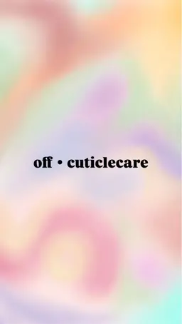 【ハンド🤍オフ&キューティクルケアのみ】