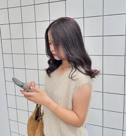 似合わせカラー🫧（ミディアム）シャンプーブロー込み