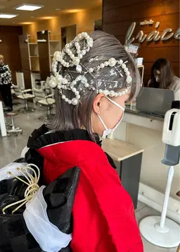 🤍ヘアセット🤍9時​〜​10時のみお取りしています🤍その他のお時間はお電話でお問い合わせ下さい🤍