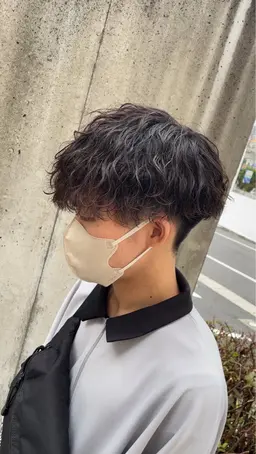 成人式前にカッコよく。カット+パーマ