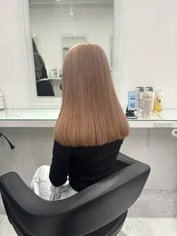 【🎀垢抜けミルクティー🎀】🌟ダブルカラー🌟+🌟ケアブリーチ付き🌟