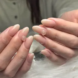 ワンカラーグラデーションネイル