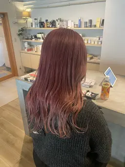 ダブルカラー＋オートクチュールヘアエステ🫧