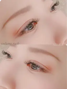 軽くて自然🌿最強ボリュームラッシュ✨​〜​120束