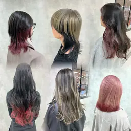 🎯☪️ポイントブリーチ・デザインカラー+2stepトリートメント💘 \12900