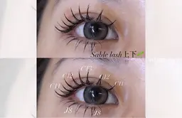 【新規来店限定👑】上下シングルエクステ140~160本まで振り分け自由🌸⚠️詳細必読(フラット変更＋¥500)