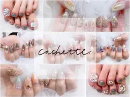 オフ込み　クリアネイル