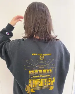 カット+ブリーチなしダブルカラー🩵¥13300