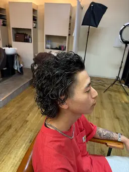 メンズ限定 カット + ツイストorスパイラルパーマ