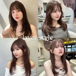 【⭐️⭐︎レイヤー.ハッシュレイヤーカット⭐︎⭐️】カット＋艶さらトリートメント