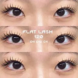 【🎀エクステ🎀】フラットラッシュ120本✨トリートメント♪
