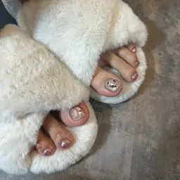 フットネイル(ワンカラー)