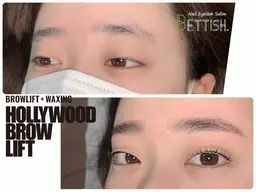 🦕パリジェンヌラッシュリフト+眉cut.wax