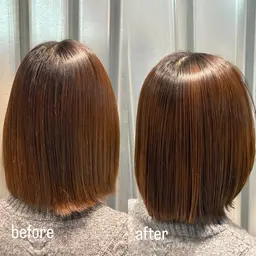 【🌹ミニモセール🌹】似合わせカット✂️＋艶カラー🎨＋aujua髪質改善トリートメント✨＋極上ヘッドスパ💆