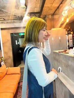 ケアブリーチ+デザインカラー+TOKIOトリートメント⭐️