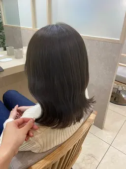 ⛄️直前予約限定⛄️前髪カット＋オーガニックカラー＋保湿トリートメント