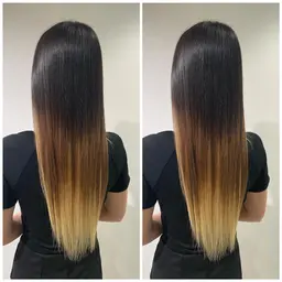 ✅デザインダブルカラー（インナー、ハイライト裾カラー、など）➕3ステップトリートメント　ロング料金無し