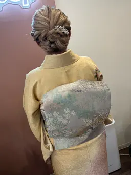 訪問着着付け&ヘアセット13200円