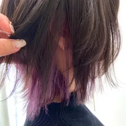 💎平日限定‼️【全頭に抵抗がある方にオススメ👌✨】インナーカラー + One color