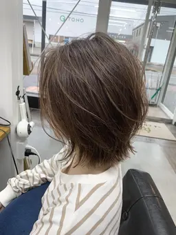 外国人風透明感カラー