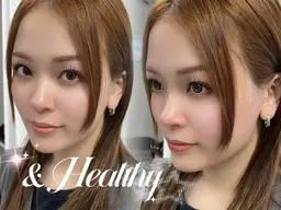 🎀U24🎀【＆healthy】パーマ×エクステ(フラットラッシュ100本)🪽🫧※付け足し不可