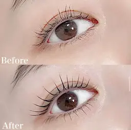 🇰🇷韓国式まつげパーマ🇰🇷【上のみ】　束間コーティング付き⭐️