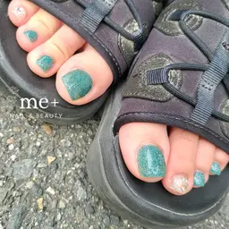 【フットネイル】シンプルアート(オフ込)