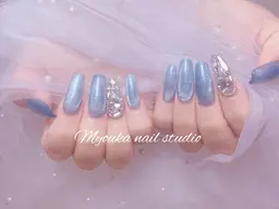 （初回ソフトジェルオフ無料）【チップスカルプ長さ出し】2本アートデザイン¥10980→¥9980