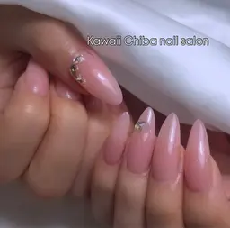 🌸長さだしチップ+ワンカラー+🔟個ストーン🌸