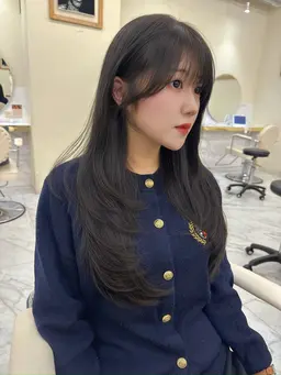 似合わせカット+髪質改善イルミナカラー+髪質改善TR