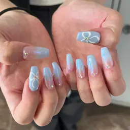 オフなし🩵チップ長さだし10本+90分やり放題どんなデザインでも🎀